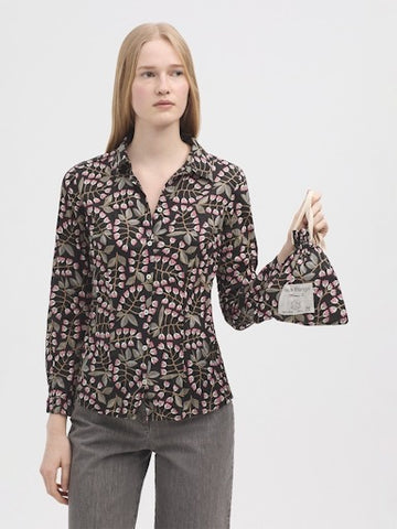 Bloes Bloem-Samoa Flower Print Basic Shirt