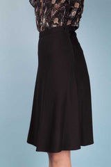 Rok Zwart-A Line Skirt Black (Fairtrade)