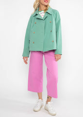 Jas Groen-Tiny Trench Be Bold Green (FairWear)