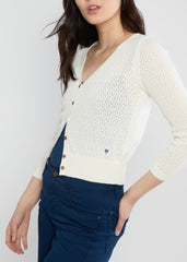 Vest Offwhite-Sweet Petite Cardigan (Gots Organic)