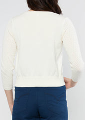 Vest Offwhite-Sweet Petite Cardigan (Gots Organic)