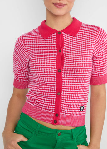 Vest Print-Petite Polette Cardigan (Gots Organic)