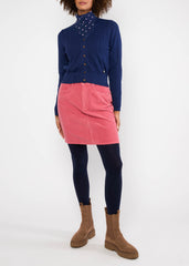 Vest Blauw-Save The World Cardigan (Gots Organic)