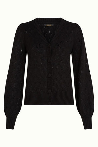 Vest Zwart-Cardi V Farfalle