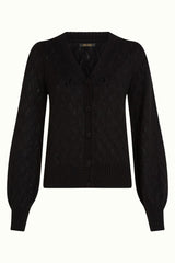 Vest Zwart-Cardi V Farfalle