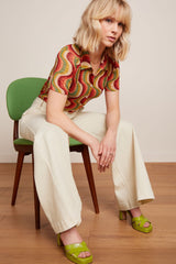 Bloes Print-Maisie Blouse Jiggy (FairWear)