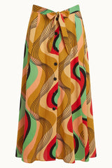 Rok Print-Judy Midi Skirt Falaise (FairWear)