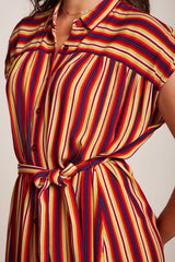 Jurk Streep-Amy  Giverny Dress (EcoVero)