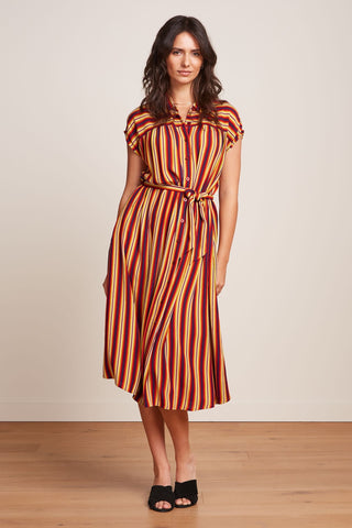 Jurk Streep-Amy  Giverny Dress (EcoVero)