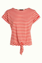 Top Streep-Aria Knot Top Stripe (Gots Organic)