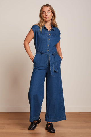 Broekpak Jeans-Amy Jumpsuit Chambray (Gots Organic)