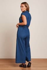Broekpak Jeans-Amy Jumpsuit Chambray (Gots Organic)