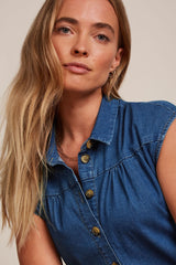 Broekpak Jeans-Amy Jumpsuit Chambray (Gots Organic)