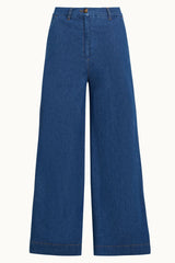 Broek Jeans-Peppa Trousers Chambray (Gots Organic)