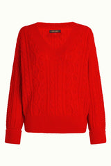 Trui Rood-Leon Mauve V Top