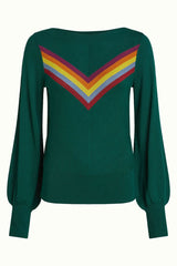 Trui Groen-Audrey Bell Top Azzy