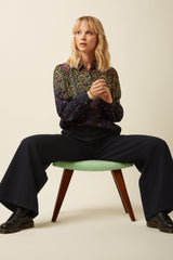 Broek Zwart-Chloe Uni Rodeo Pants