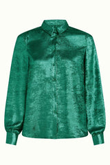 Bloes Turquoise-Maisie Blouse Flambe