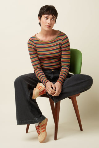 Top Streep-Lili Tee Lumi Stripe