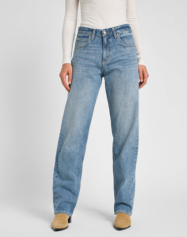 Jeans Blauw-Rider Classic Relaxed Straight Set Free