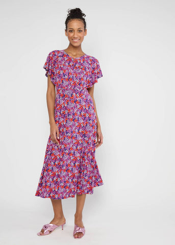 Jurk Bloem-Lightest Wings Reef Meadow Dress (FairWear)