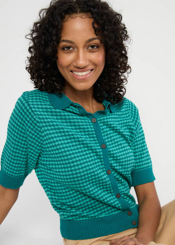 Vest Print-Petite Polette Cardigan (Gots Organic)