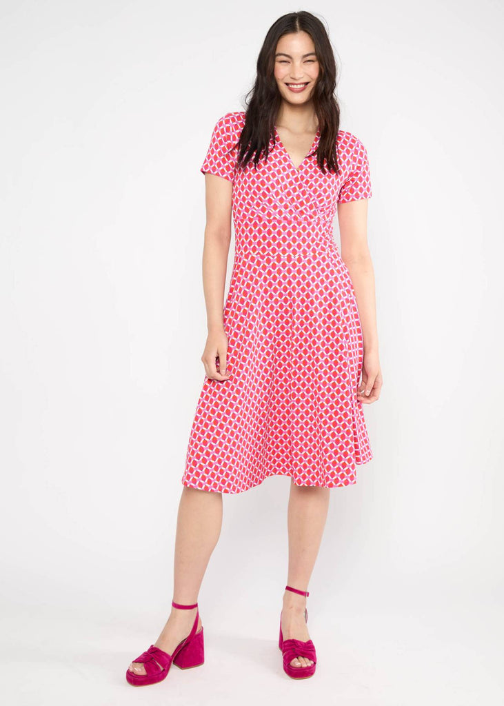 Jurk Print-Shalala Tralala Spring Market Basket Dress (FairWear)