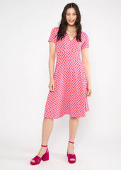 Jurk Print-Shalala Tralala Spring Market Basket Dress (FairWear)