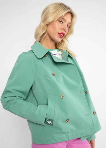Jas Groen-Tiny Trench Be Bold Green (FairWear)