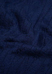 Vest Blauw-Save The World Cardigan (Gots Organic)
