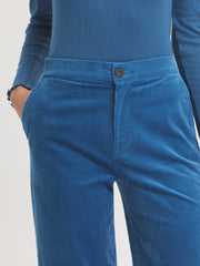 Broek Blauw-Corduroy Pants