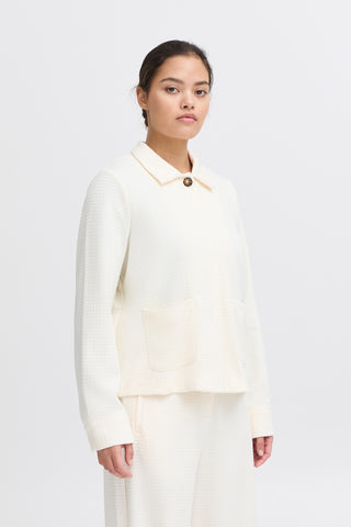 Jas Creme-Kate Pilou Jacket
