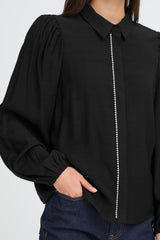 Bloes Zwart-Ines Shirt