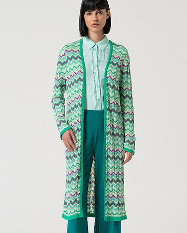 Vest Zigzag-Taon Cardigan