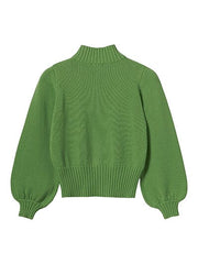 Vest Groen-Flip Knit Zip Cardigan (Organic)