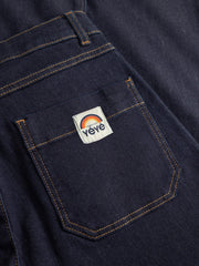 Jeans Blauw-Record Denim Trousers (Gots Organic)