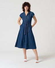 Jurk Blauw-Rixa Dress