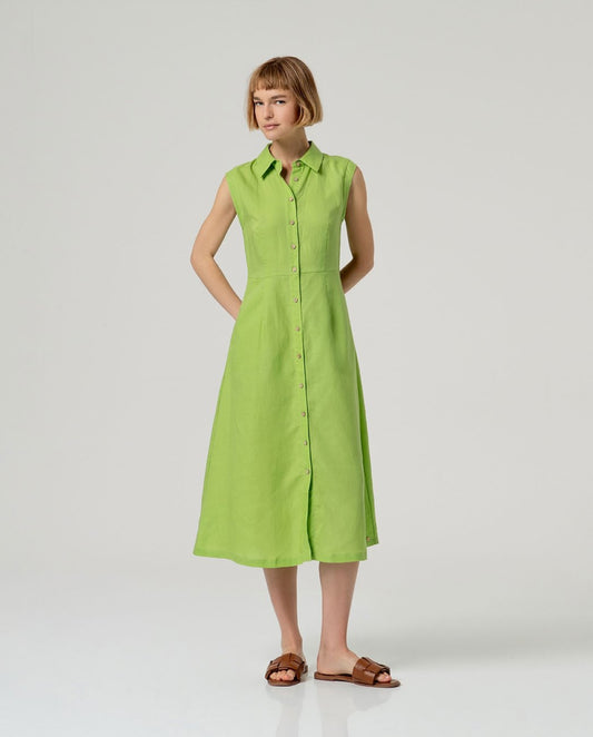 Jurk Groen-Nape Dress