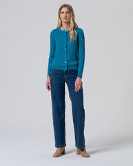 Vest Blauw-Lara Cardigan