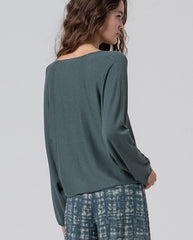 Trui Grijs-Liza Pullover