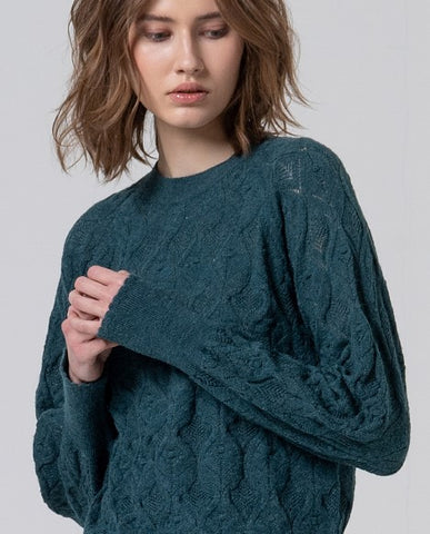 Trui Petrol-Omar Pullover
