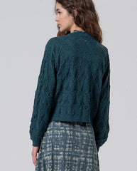 Vest Petrol-Omar Cardigan