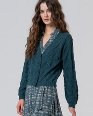 Vest Petrol-Omar Cardigan