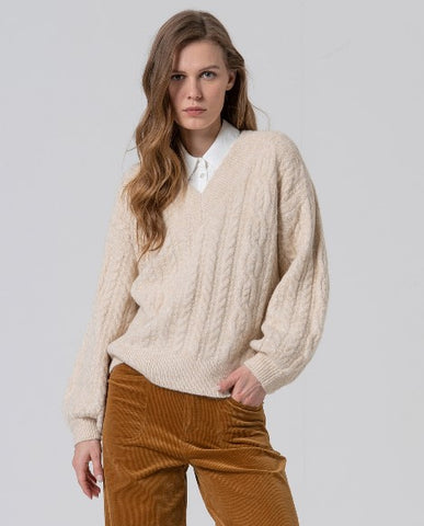Trui Crème-Niar Pullover