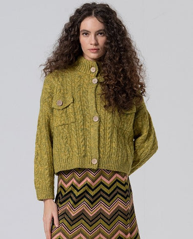 Vest Groen-Niar Cardigan