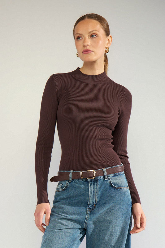 Trui Bruin-Nubia Pullover