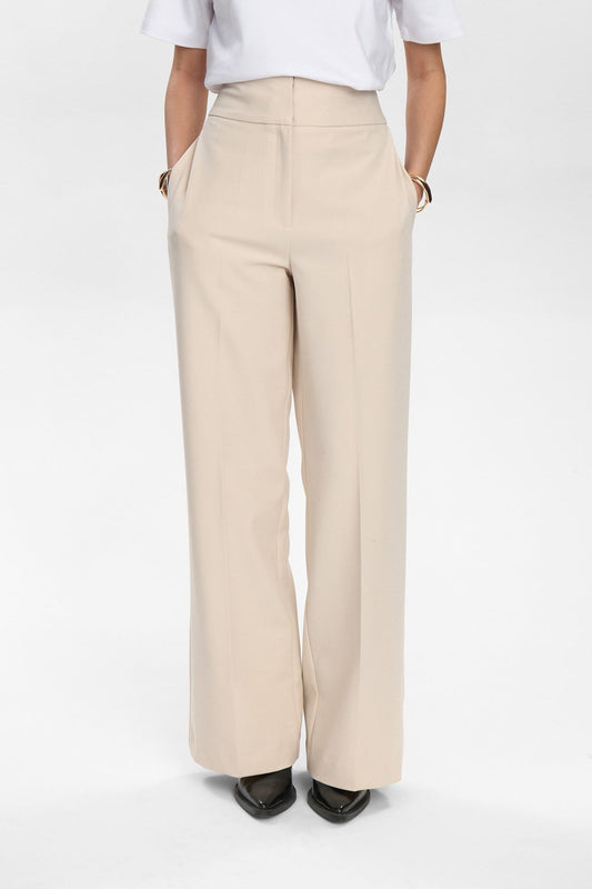Broek Creme-Nubussy Trouser