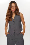 Gilet Krijtstreep-Nujosephine Waistcoat