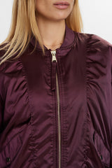 Jas Paars-Nufria Bomber Jacket