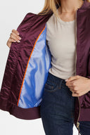 Jas Paars-Nufria Bomber Jacket